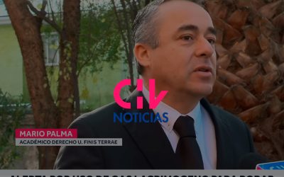 Mario Palma en Chilevisión noticias se refiere al uso de gas pimienta para cometer delitos.